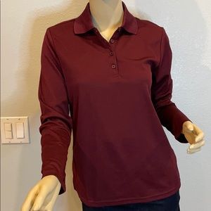Core 365 Women’s Long Sleeve Polo Shirt Size XS